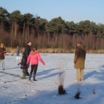 on the ice